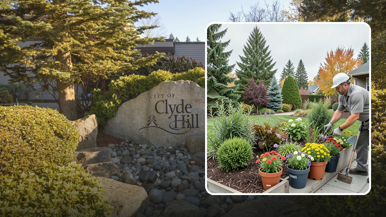 Container Gardening in Clyde Hill, King County, WA - Designed container plantings that bring color and greenery to patios, entries, and small spaces.