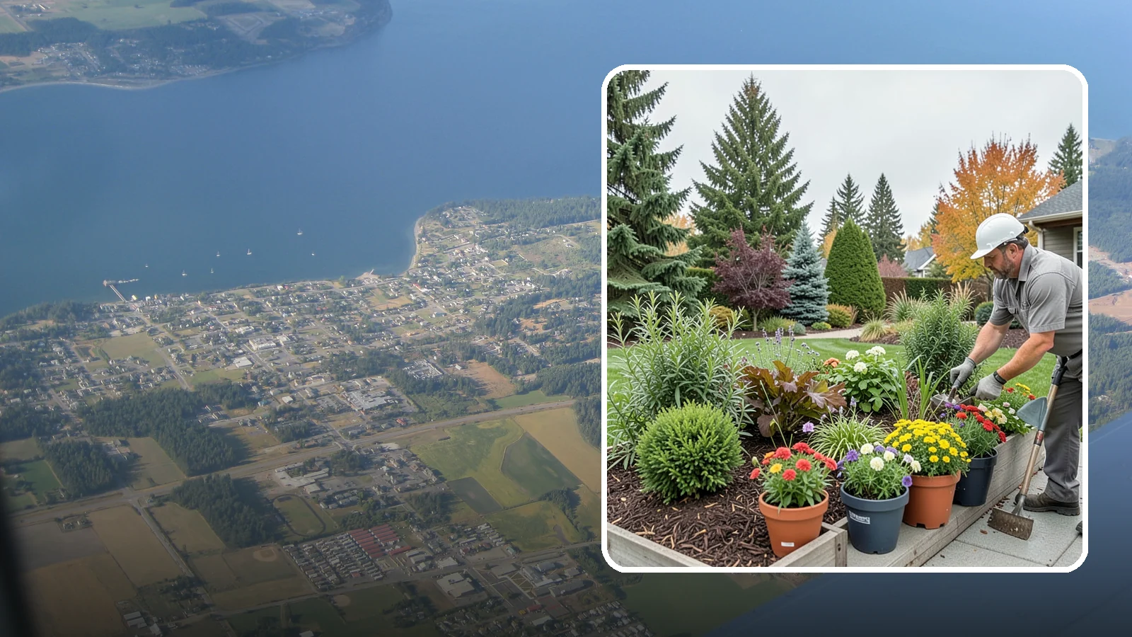 Container Gardening in Coupeville, Island County, WA - Designed container plantings that bring color and greenery to patios, entries, and small spaces.