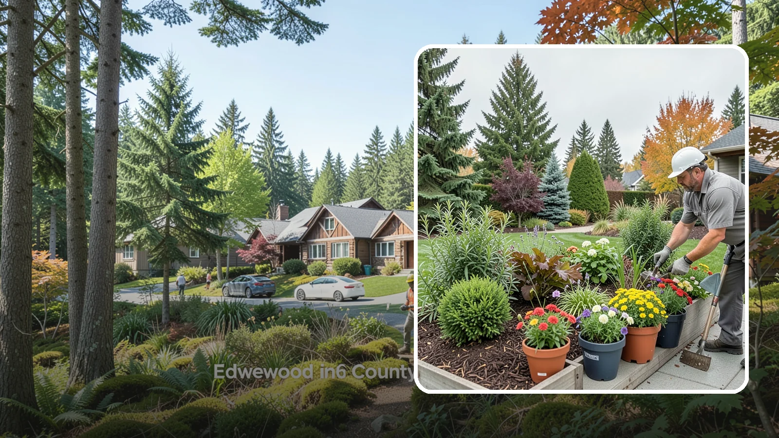 Container Gardening in Edgewood, Pierce County, WA - Designed container plantings that bring color and greenery to patios, entries, and small spaces.
