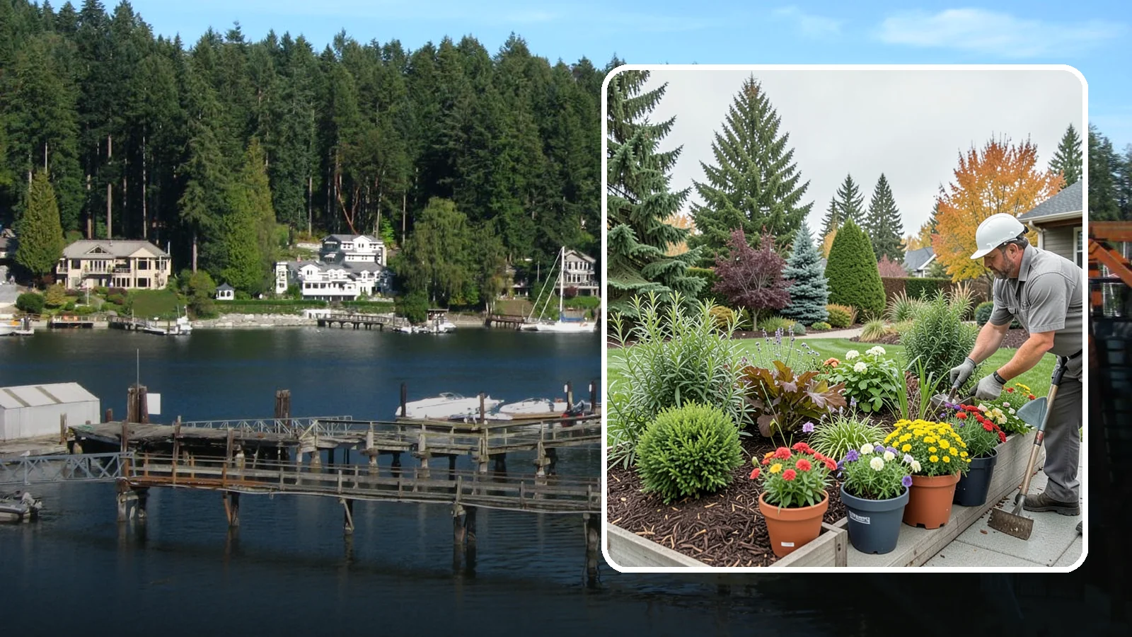 Container Gardening in Gig Harbor, Pierce County, WA - Designed container plantings that bring color and greenery to patios, entries, and small spaces.