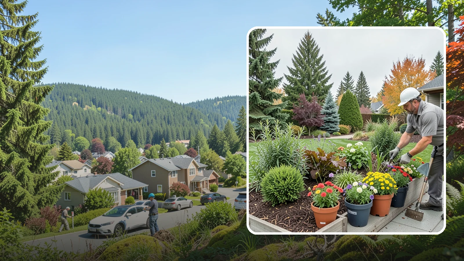 Container Gardening in Index, Snohomish County, WA - Designed container plantings that bring color and greenery to patios, entries, and small spaces.