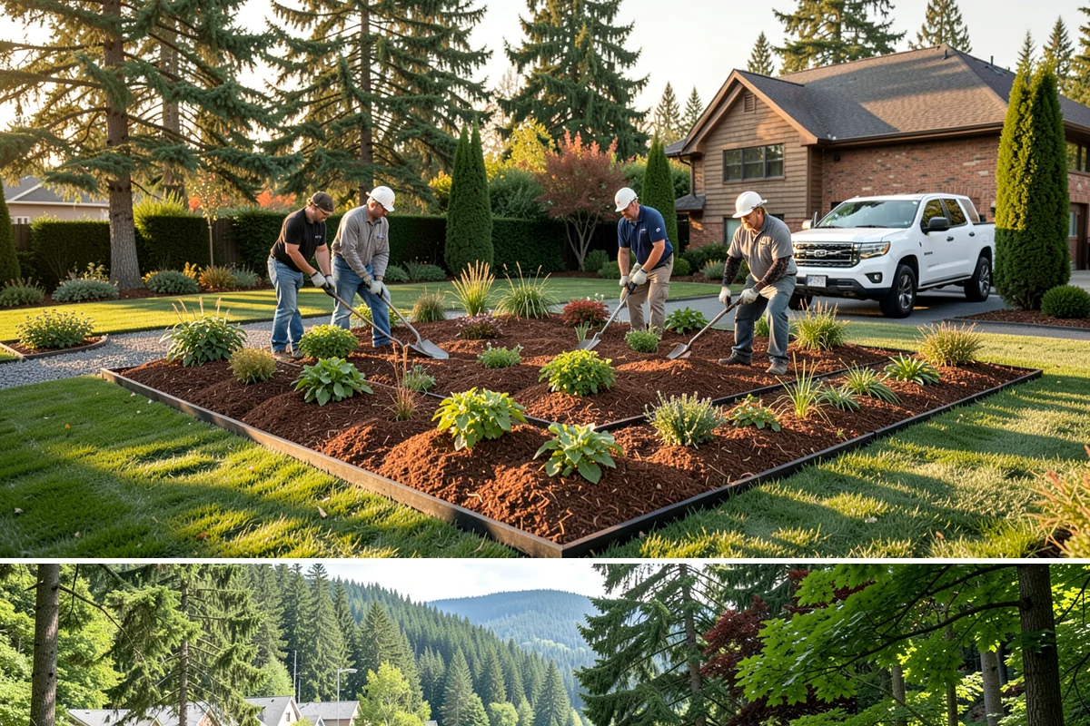 Container Gardening in Lake Forest Park, King County, WA - Refreshed seasonally - cool-season plantings in spring and fall, warm-season in summer.