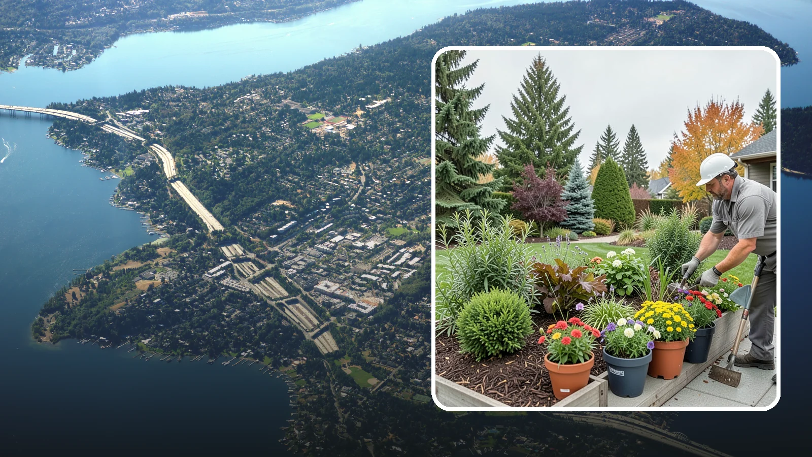 Container Gardening in Mercer Island, King County, WA - Designed container plantings that bring color and greenery to patios, entries, and small spaces.