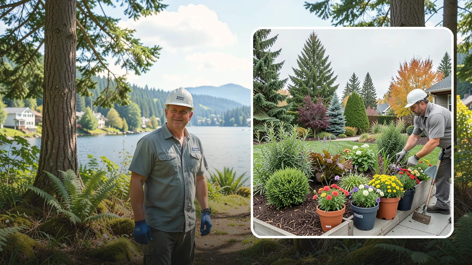 Container Gardening in Milton, King County, WA - Designed container plantings that bring color and greenery to patios, entries, and small spaces.