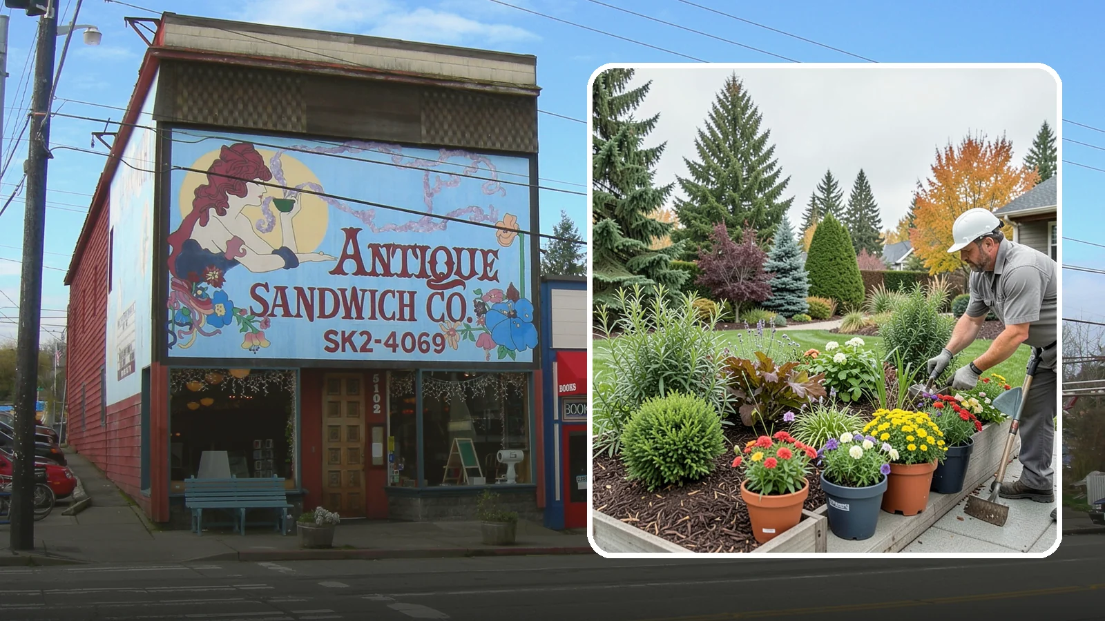 Container Gardening in Ruston, Pierce County, WA - Designed container plantings that bring color and greenery to patios, entries, and small spaces.