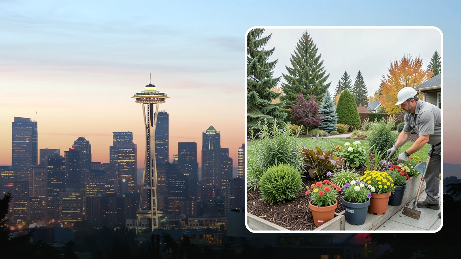Container Gardening in Seattle, King County, WA - Designed container plantings that bring color and greenery to patios, entries, and small spaces.