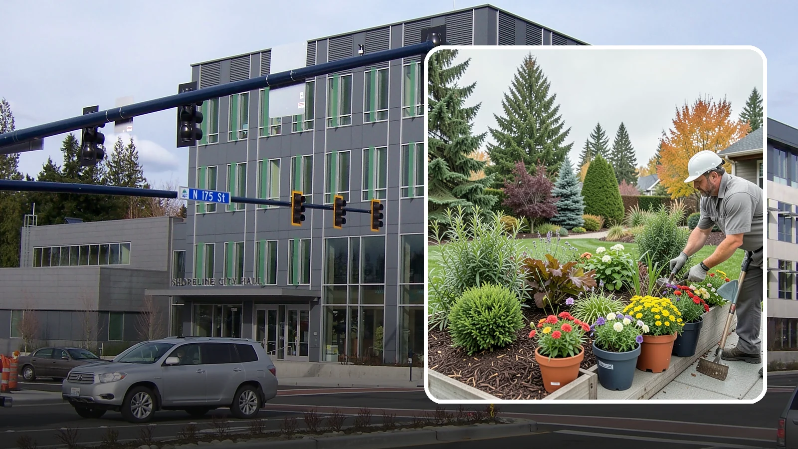 Container Gardening in Shoreline, King County, WA - Designed container plantings that bring color and greenery to patios, entries, and small spaces.