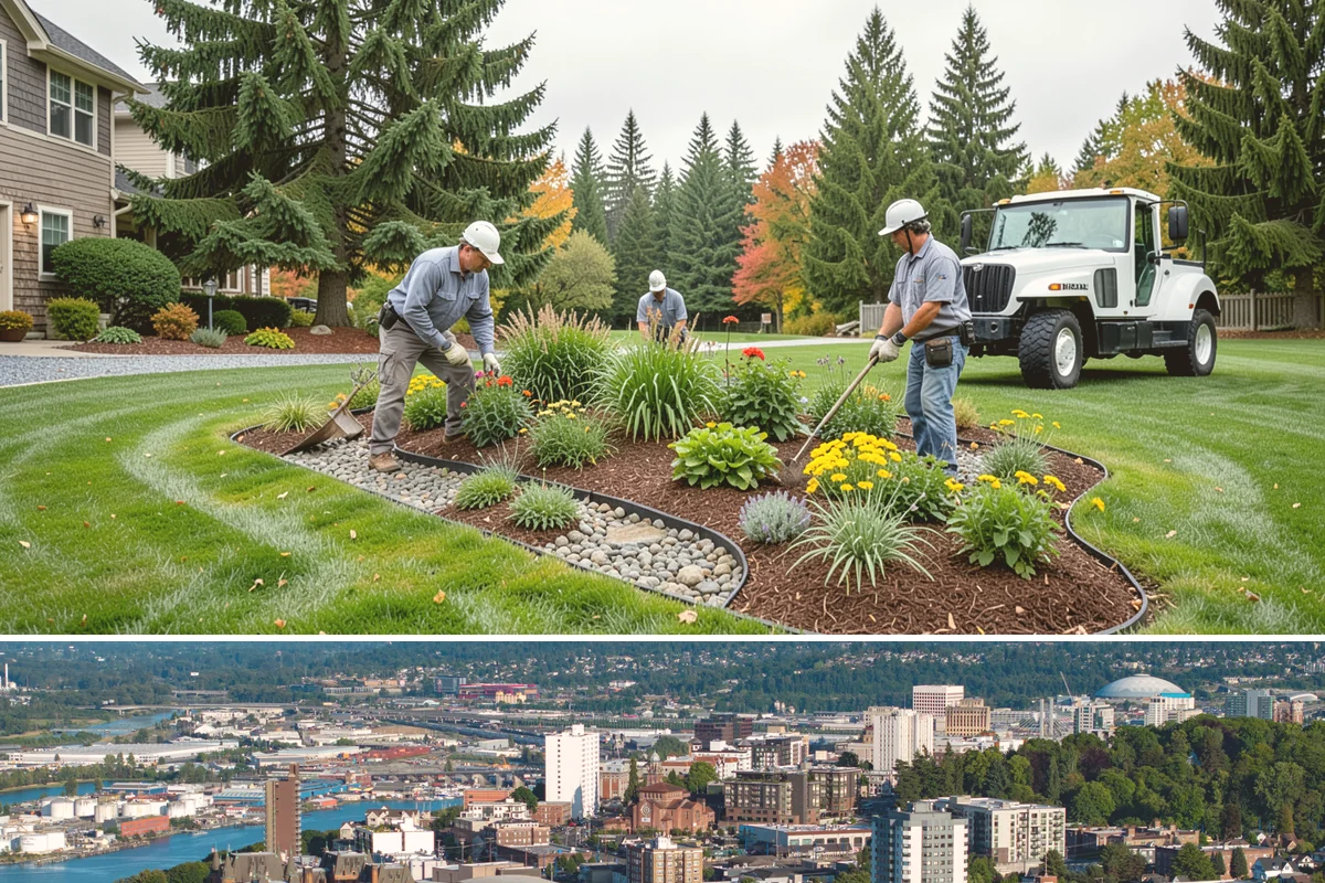 Container Gardening in Tacoma, Pierce County, WA - Refreshed seasonally - cool-season plantings in spring and fall, warm-season in summer.