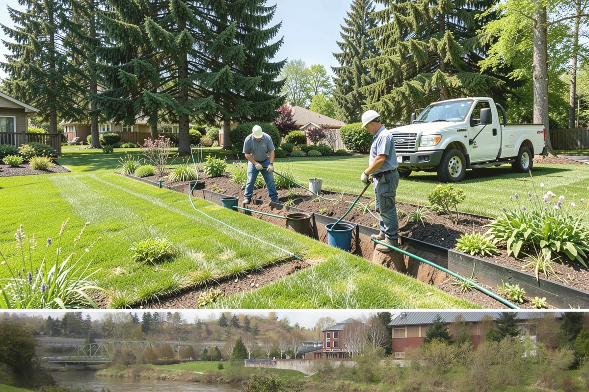 Container Gardening in Tukwila, King County, WA - Refreshed seasonally - cool-season plantings in spring and fall, warm-season in summer.