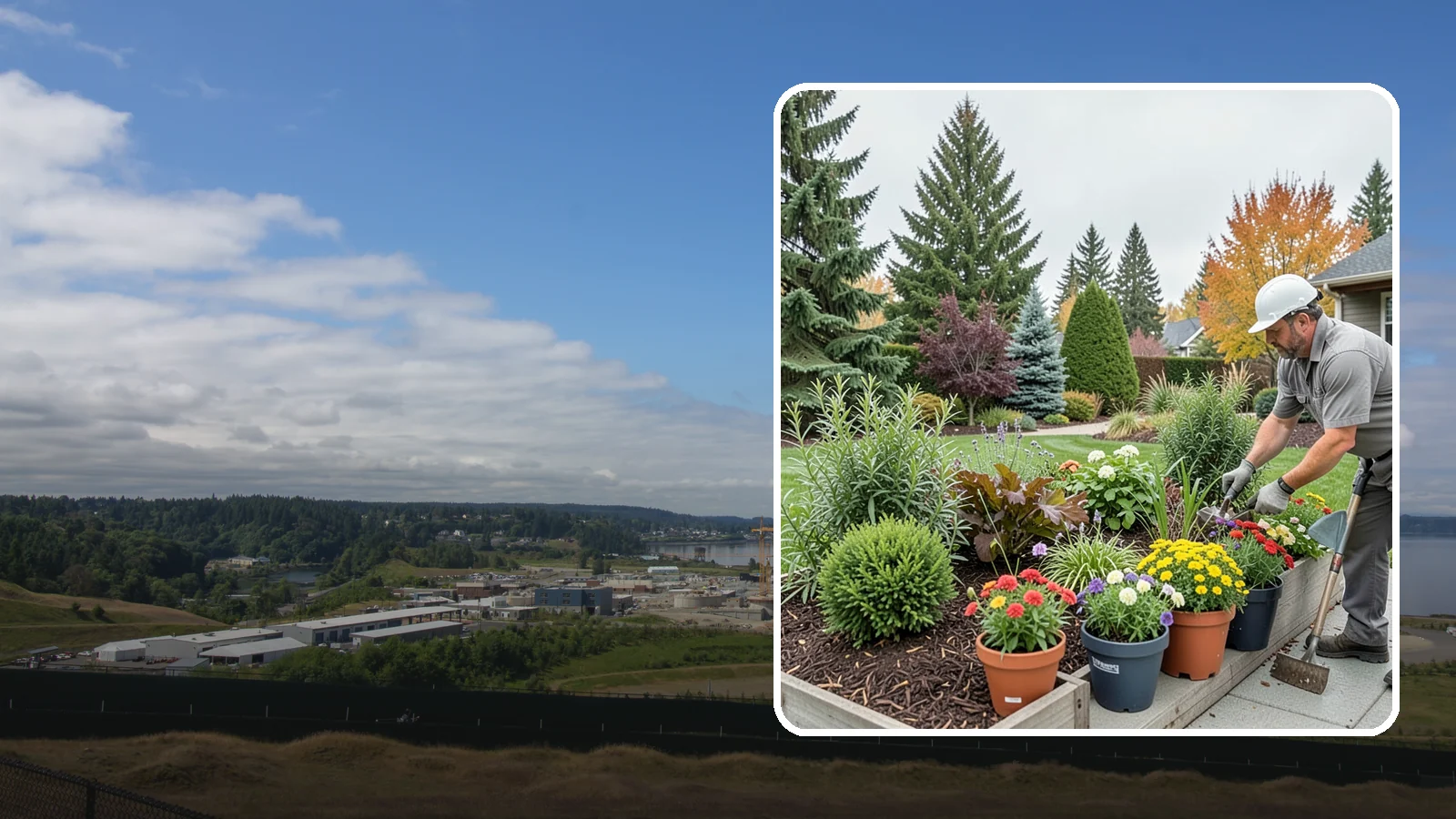 Container Gardening in University Place, Pierce County, WA - Designed container plantings that bring color and greenery to patios, entries, and small spaces.