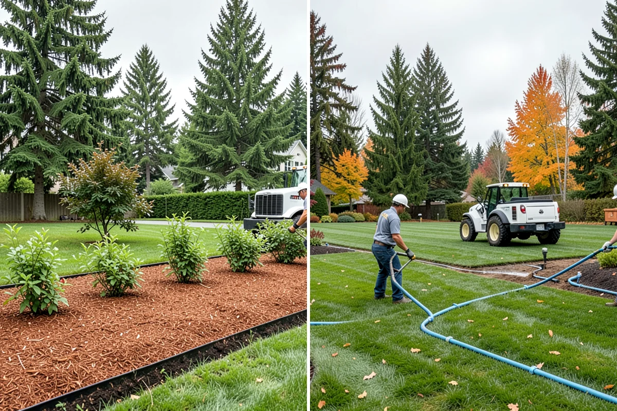 Core Aeration in Arlington, Snohomish County, WA - Water the lawn lightly beforehand for clean plug removal