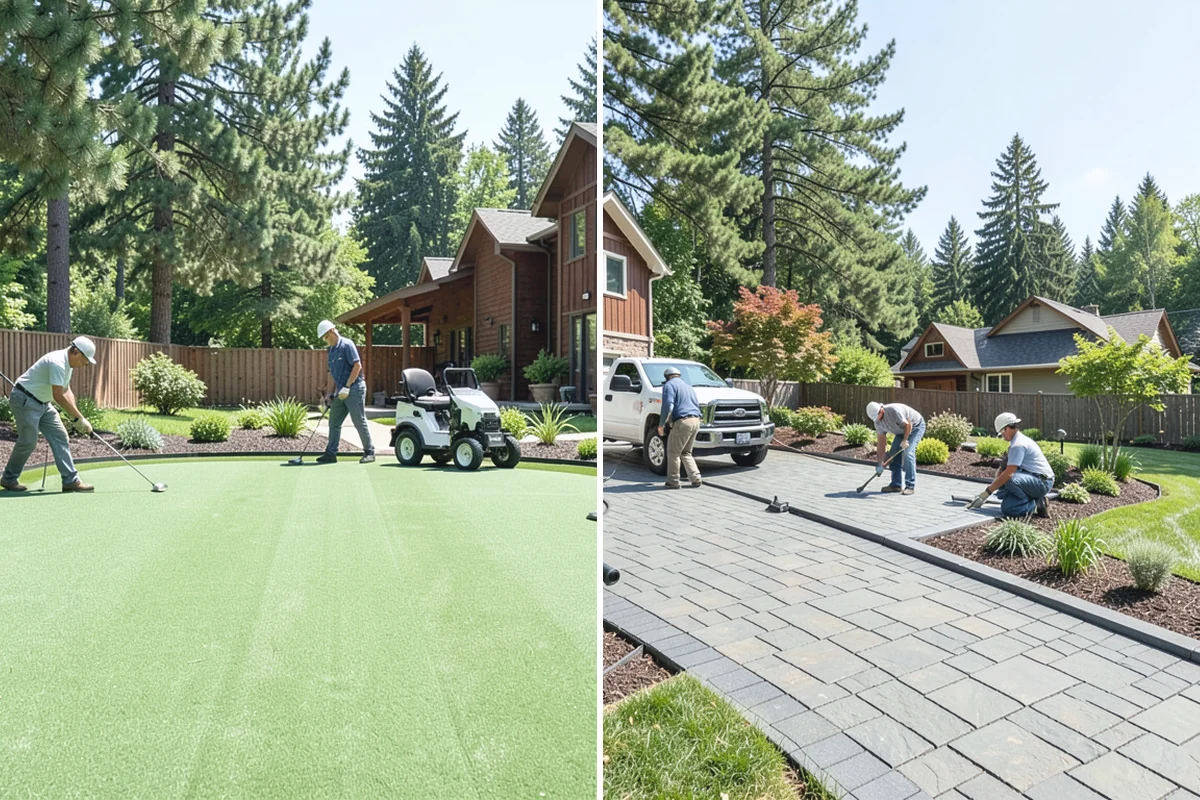 Core Aeration in Beaux Arts Village, King County, WA - Water the lawn lightly beforehand for clean plug removal