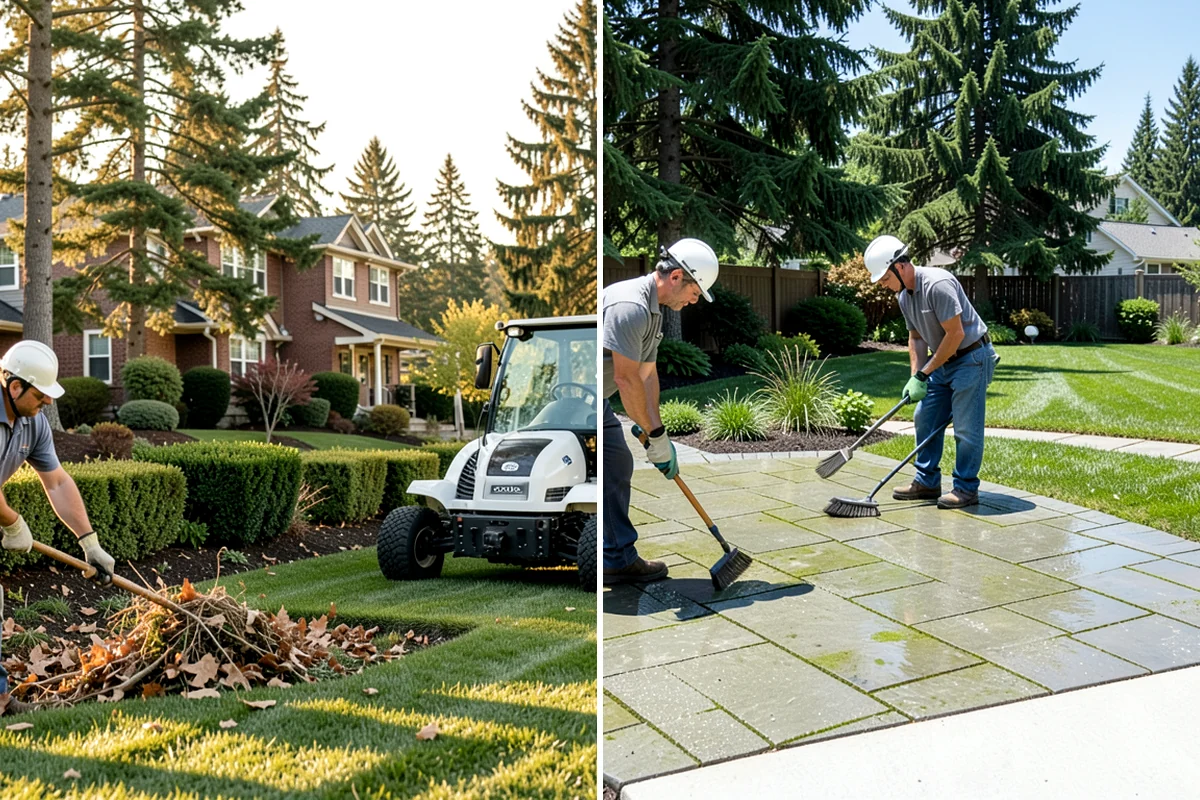 Core Aeration in Lyman, Skagit County, WA - Water the lawn lightly beforehand for clean plug removal