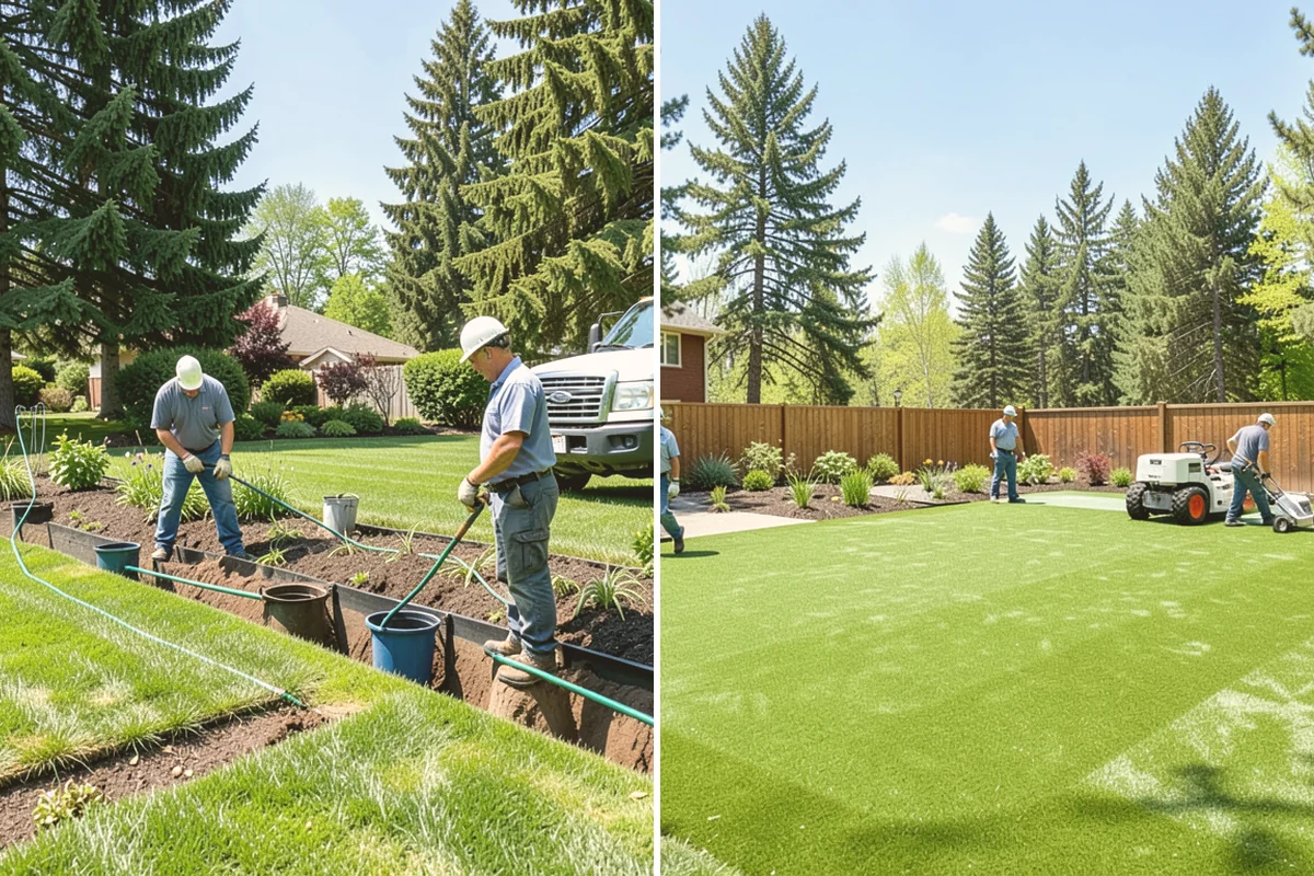 Core Aeration in Milton, King County, WA - Water the lawn lightly beforehand for clean plug removal