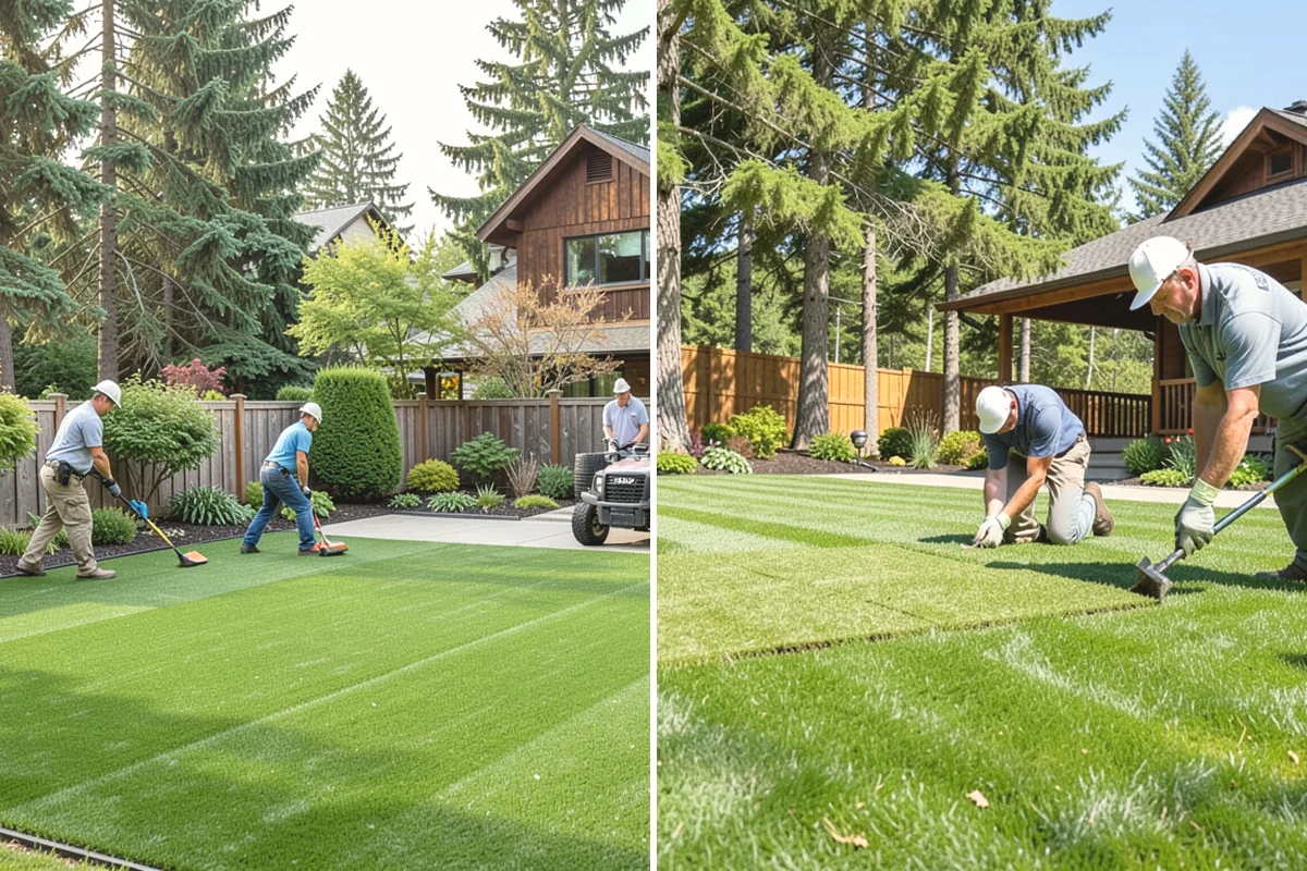 Core Aeration in Monroe, Snohomish County, WA - Water the lawn lightly beforehand for clean plug removal