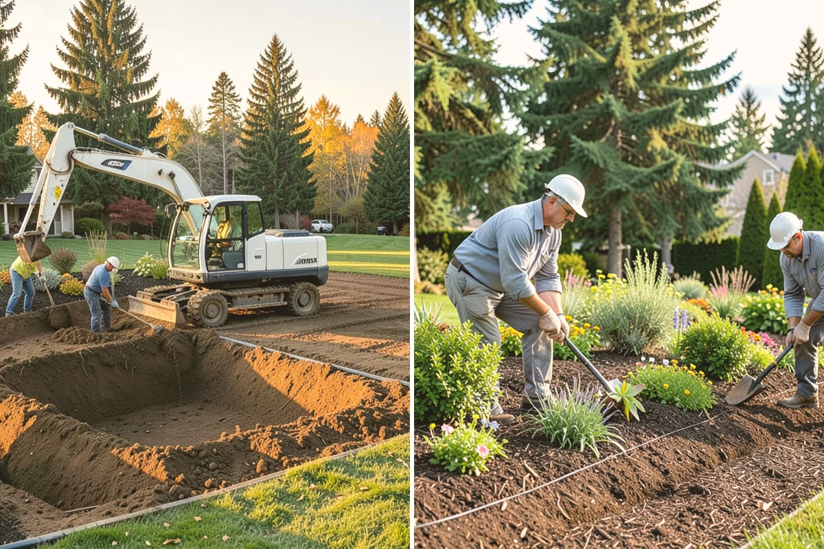 Core Aeration in Orting, Pierce County, WA - Water the lawn lightly beforehand for clean plug removal