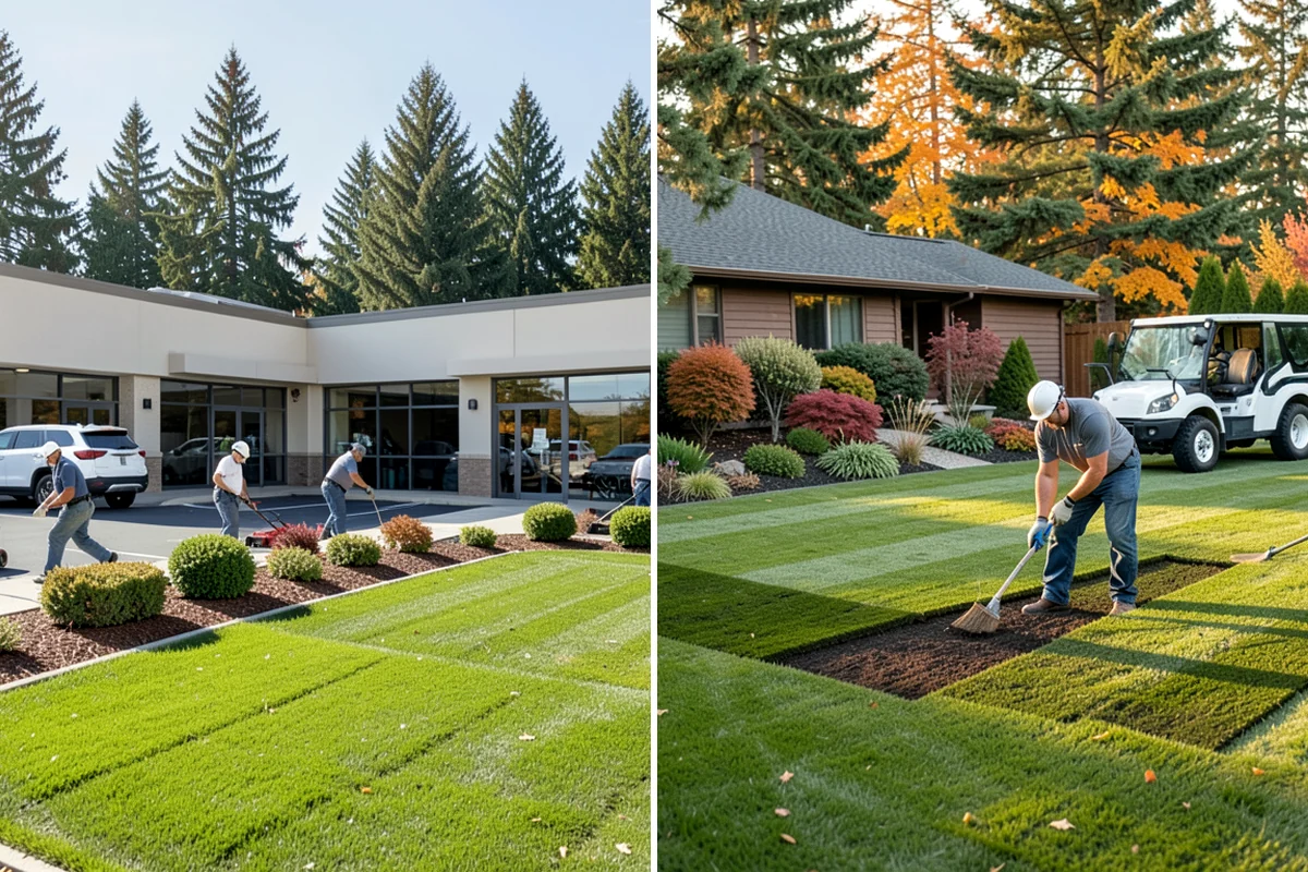 Core Aeration in Pacific, King County, WA - Water the lawn lightly beforehand for clean plug removal