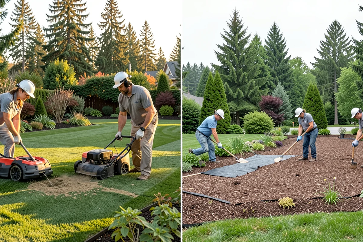 Core Aeration in Sedro-Woolley, Skagit County, WA - Water the lawn lightly beforehand for clean plug removal