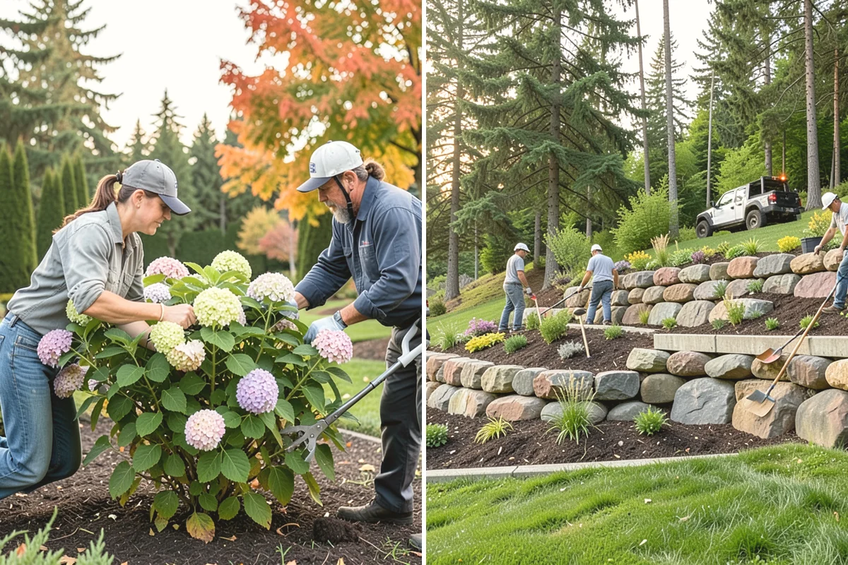 Core Aeration in Steilacoom, Pierce County, WA - Water the lawn lightly beforehand for clean plug removal