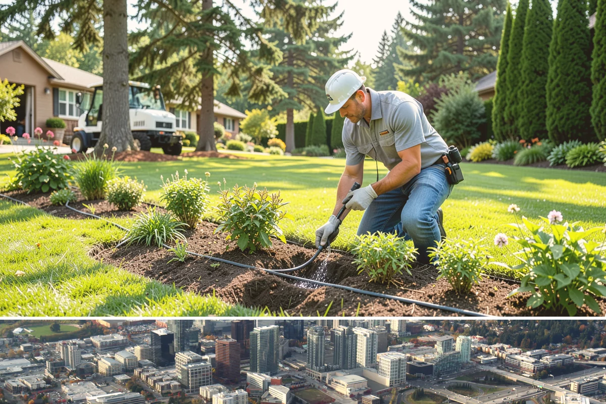 Crabgrass Control in Bellevue, King County, WA - Pre-emergent in early spring as soils warm