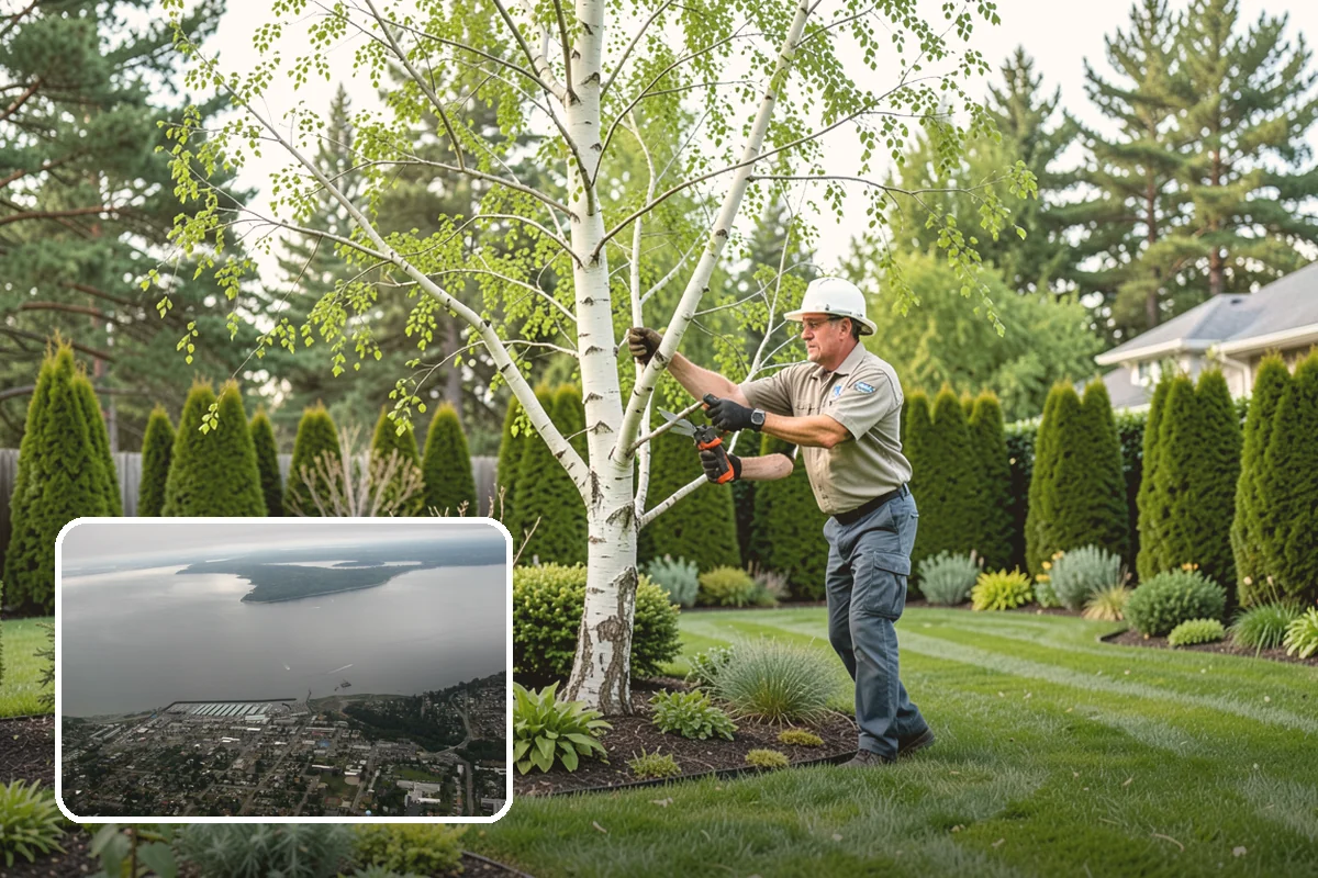 Crape Myrtle Pruning in Des Moines, King County, WA - Avoids damaging topping / crape murder