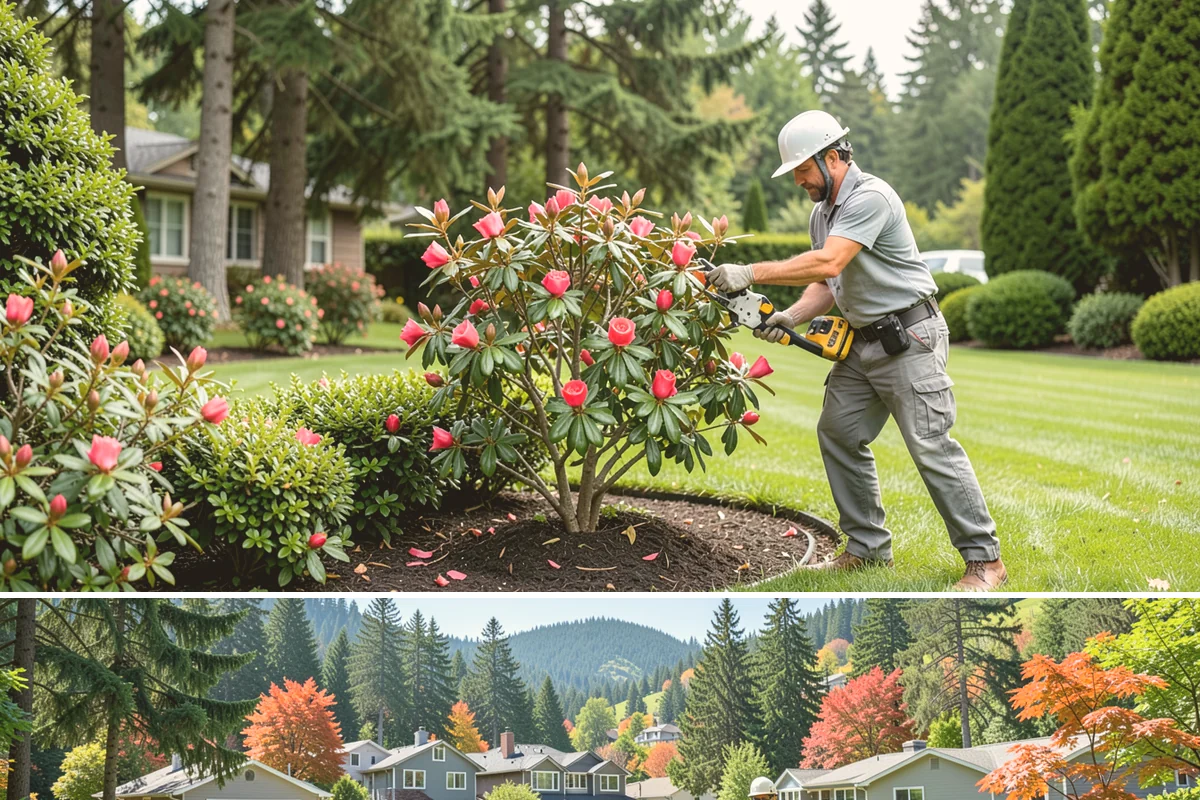 Crape Myrtle Pruning in Fircrest, Pierce County, WA - Best pruned in late winter before spring growth.