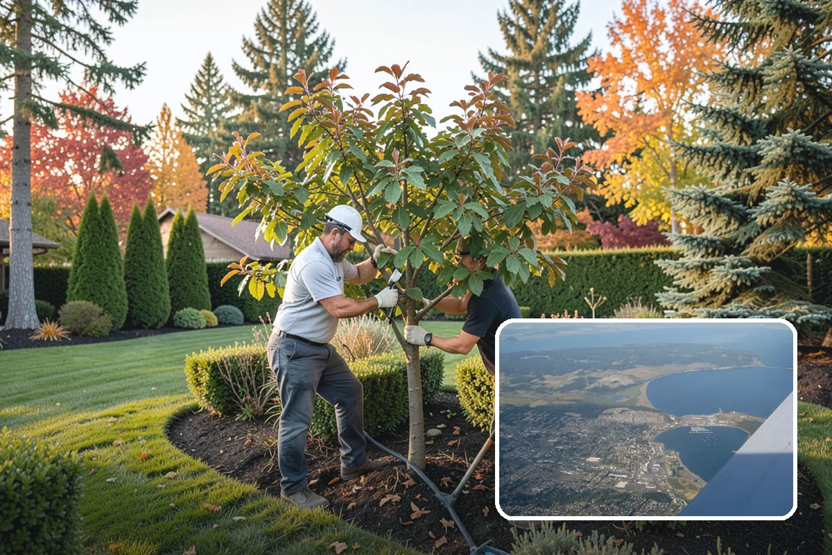 Crape Myrtle Pruning in Oak Harbor, Island County, WA - Avoids damaging topping / crape murder