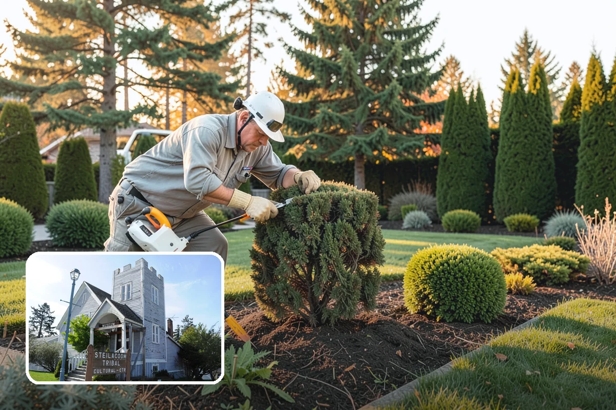 Crape Myrtle Pruning in Steilacoom, Pierce County, WA - Avoids damaging topping / crape murder