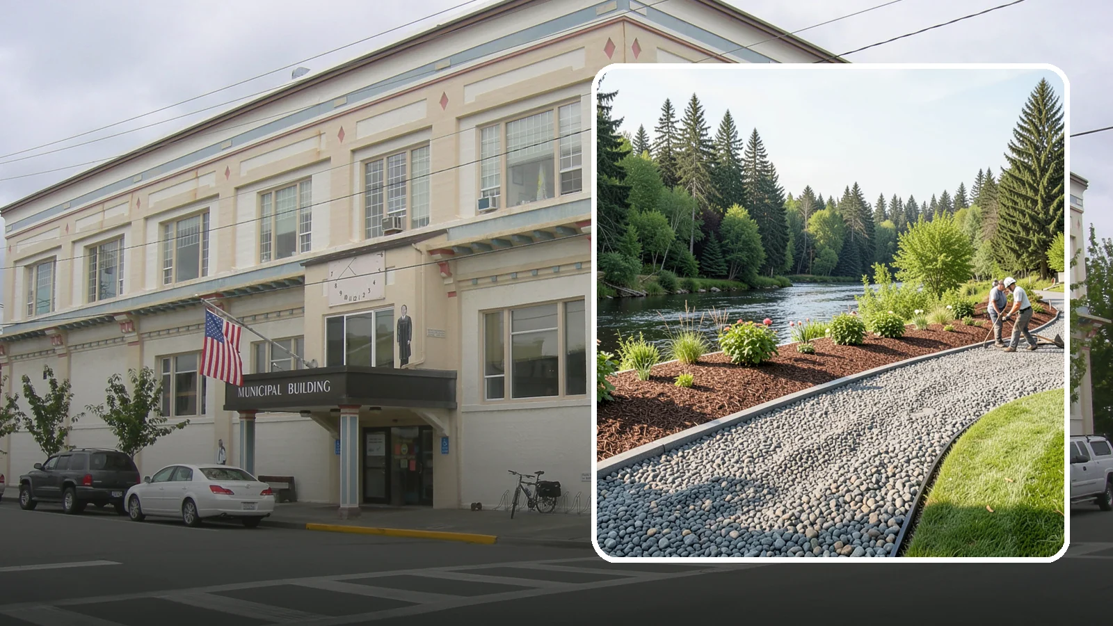 Crushed Rock Installation in Anacortes, Skagit County, WA - Angular, machine-crushed rock that locks together to form firm driveways, pads, and utility paths across the Sound.