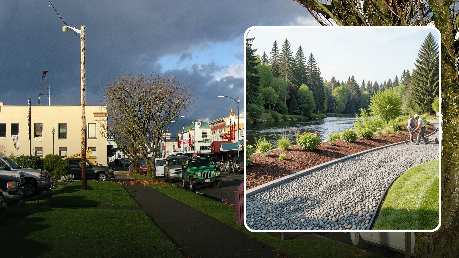Crushed Rock Installation in Arlington, Snohomish County, WA - Angular, machine-crushed rock that locks together to form firm driveways, pads, and utility paths across the Sound.