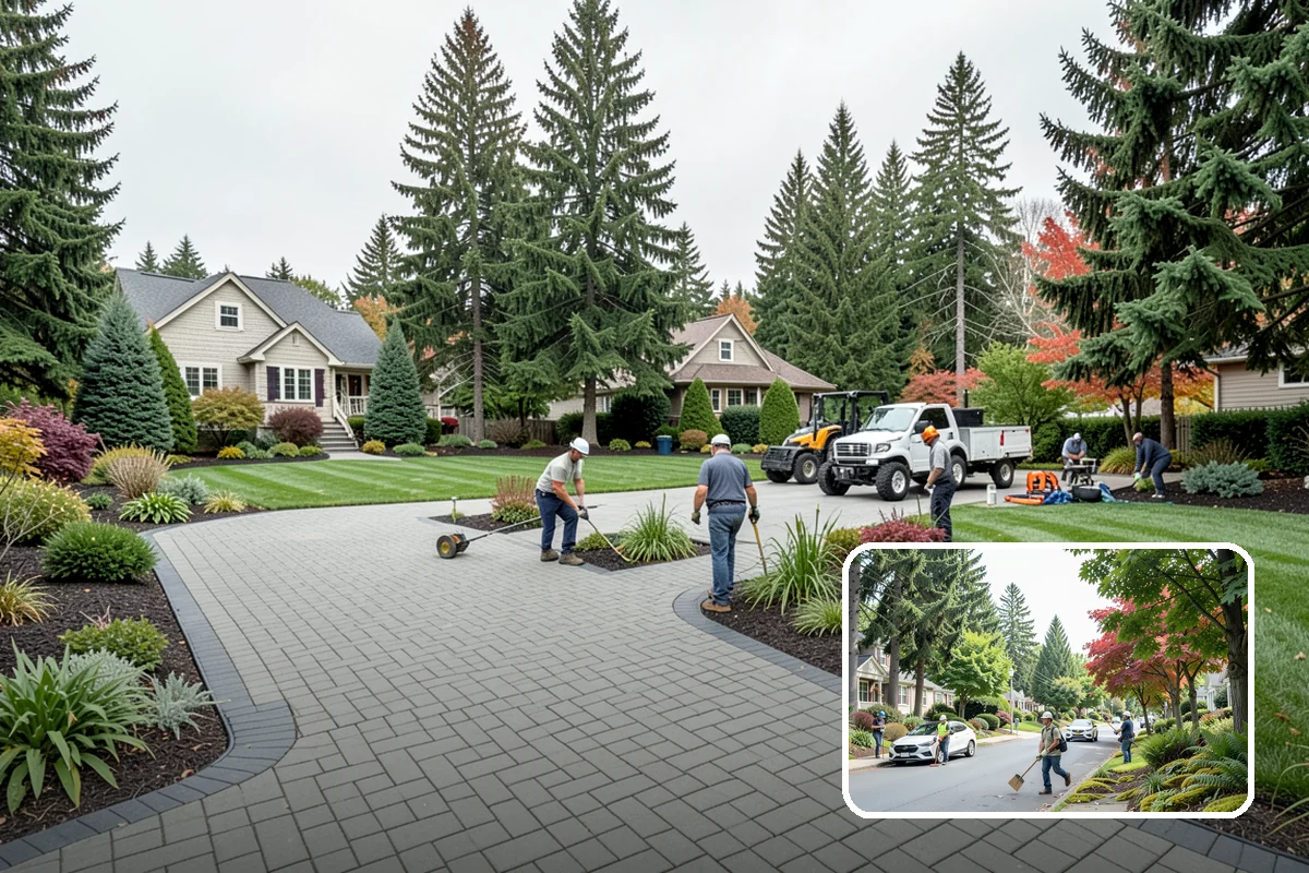 Crushed Rock Installation in Beaux Arts Village, King County, WA - Compacts into a firm, load-bearing surface