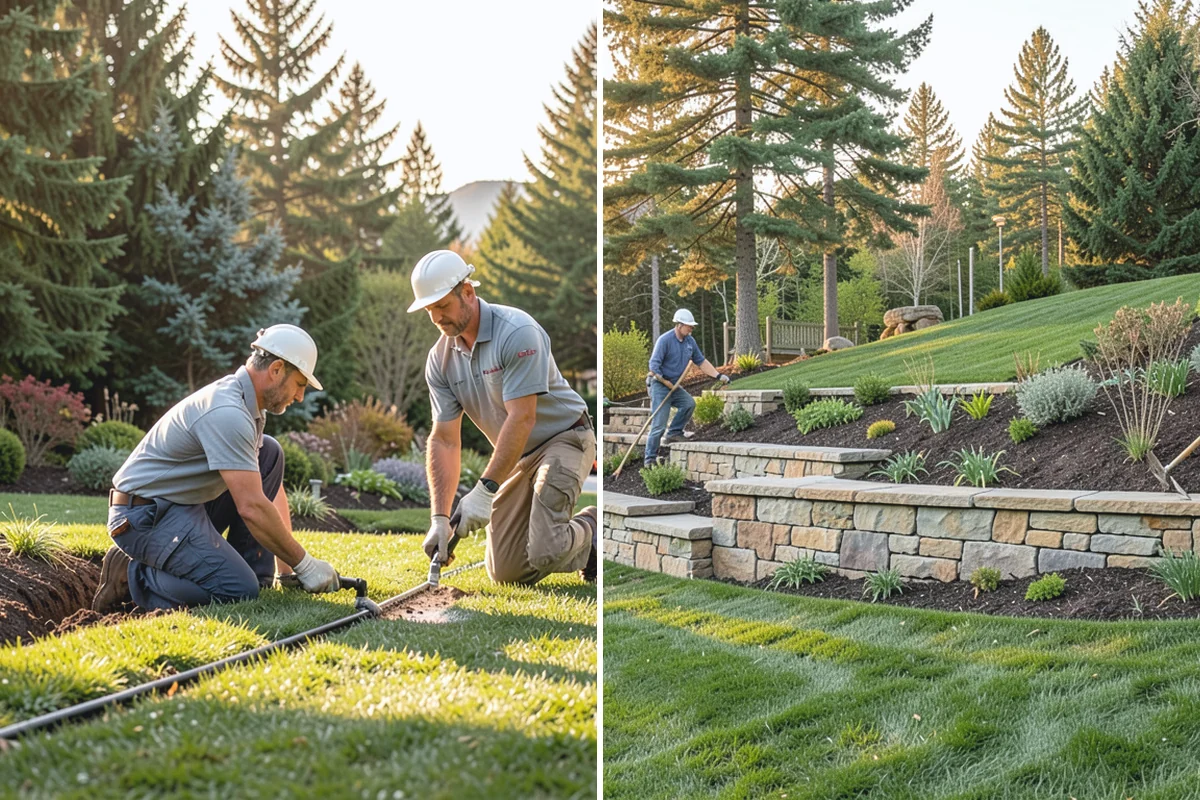 Crushed Rock Installation in Beaux Arts Village, King County, WA - Excavate and grade the area to the proper depth and slope