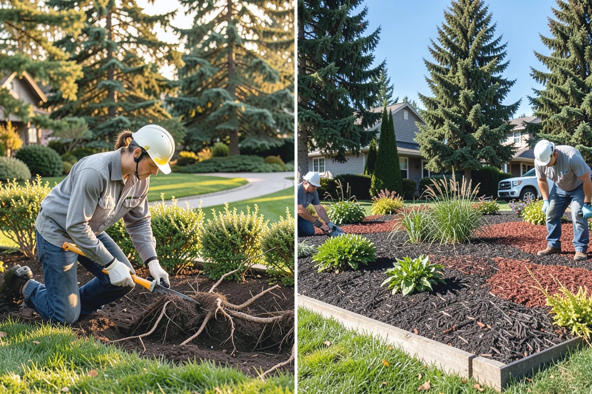 Crushed Rock Installation in Buckley, Pierce County, WA - Excavate and grade the area to the proper depth and slope