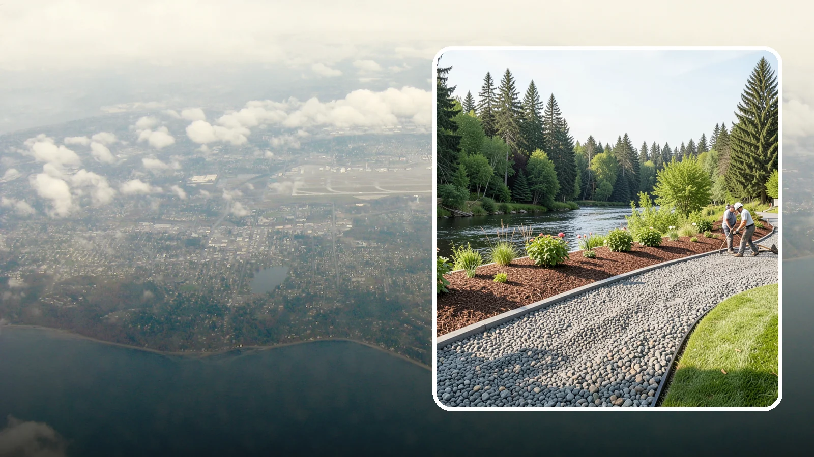 Crushed Rock Installation in Burien, King County, WA - Angular, machine-crushed rock that locks together to form firm driveways, pads, and utility paths across the Sound.