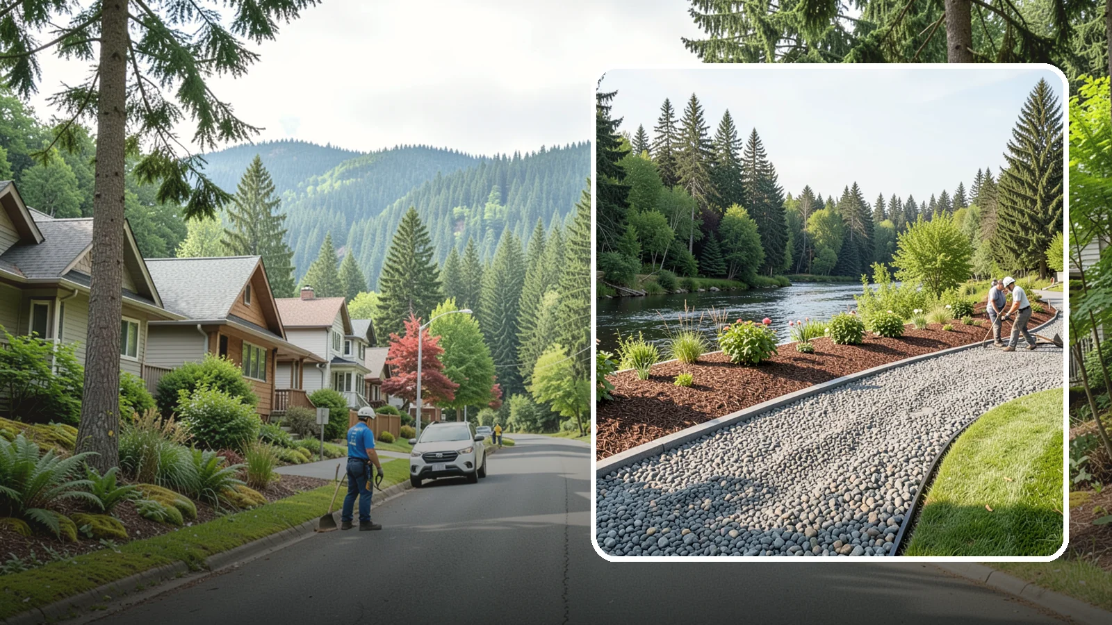 Crushed Rock Installation in Darrington, Snohomish County, WA - Angular, machine-crushed rock that locks together to form firm driveways, pads, and utility paths across the Sound.