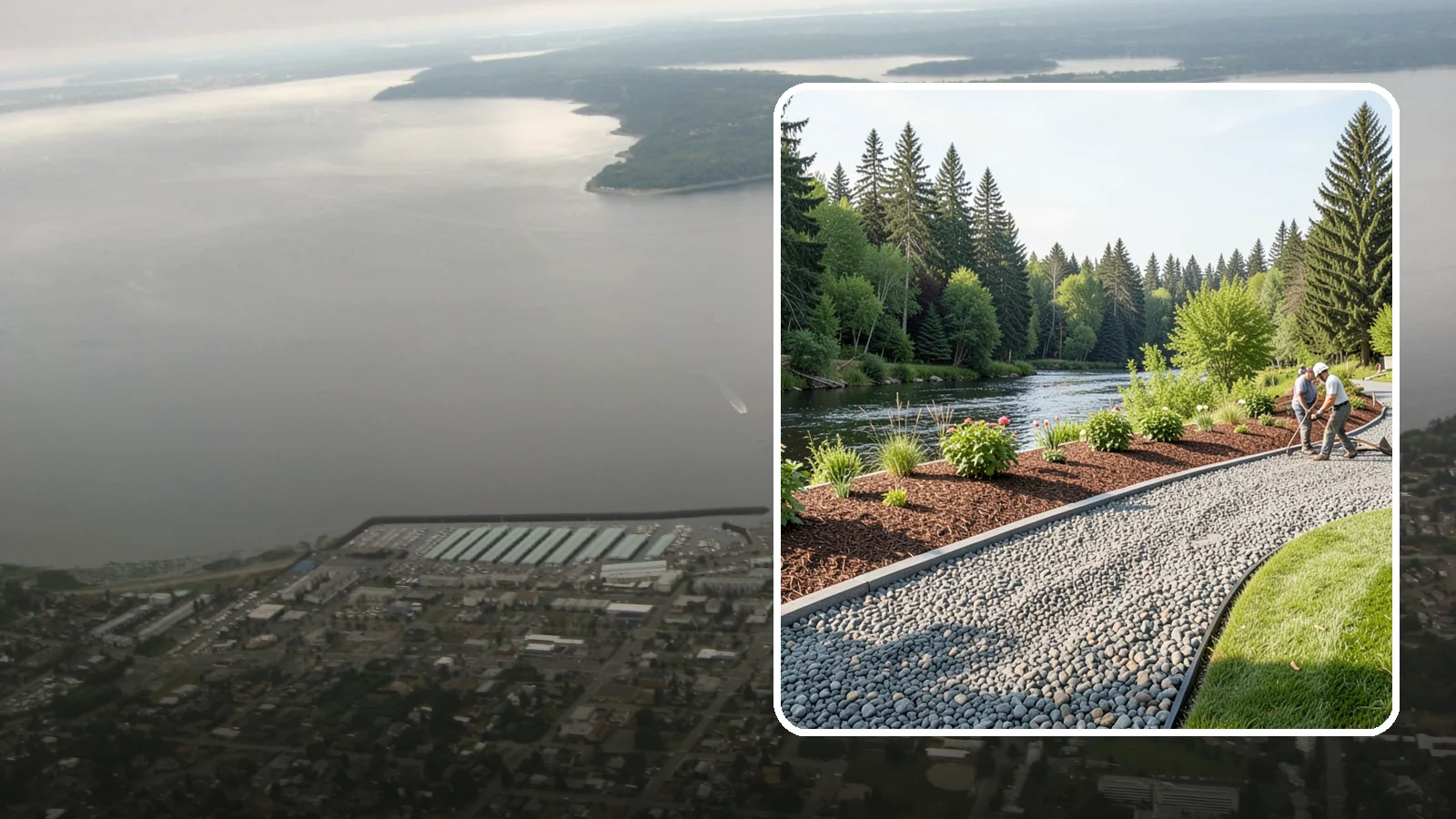 Crushed Rock Installation in Des Moines, King County, WA - Angular, machine-crushed rock that locks together to form firm driveways, pads, and utility paths across the Sound.