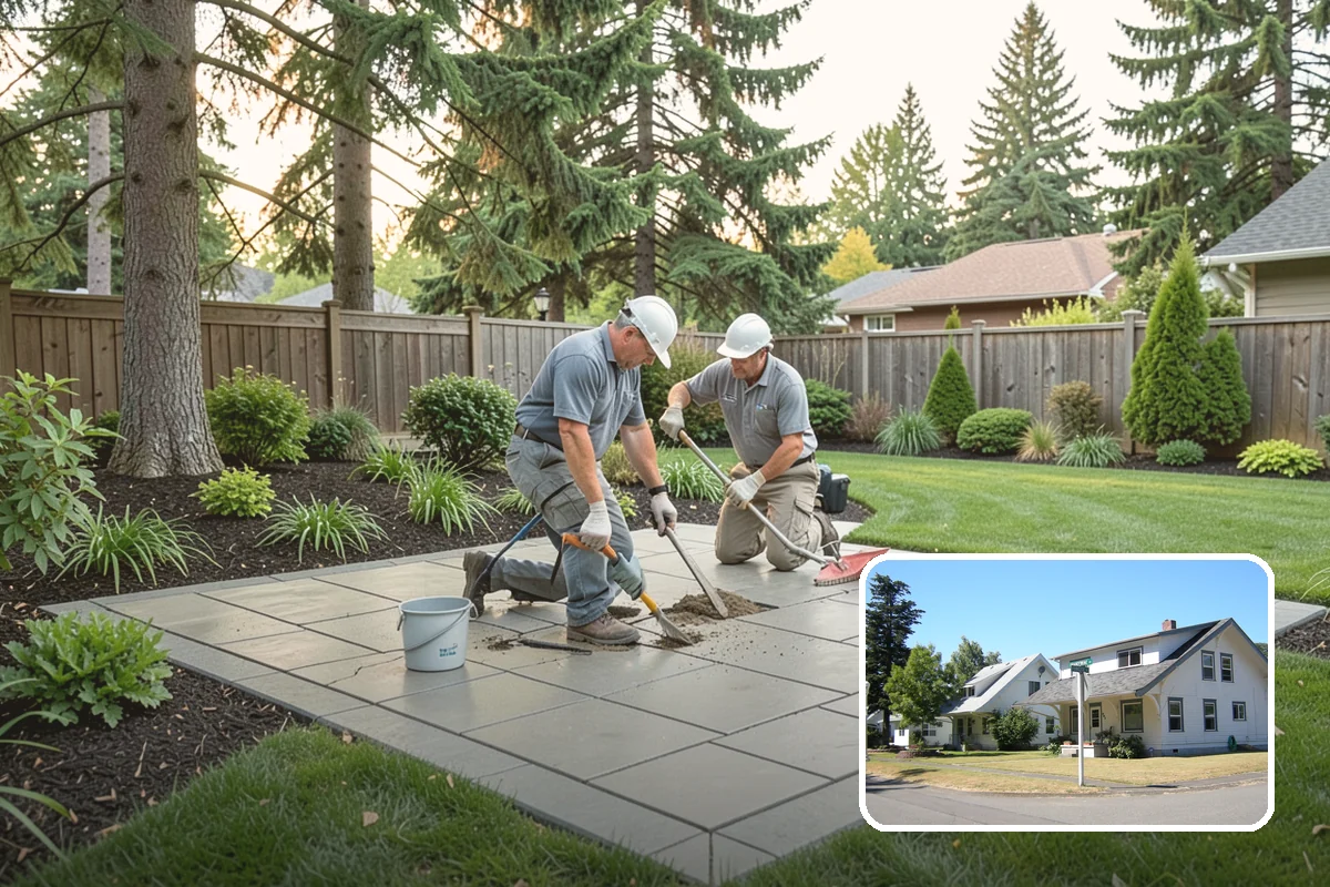 Crushed Rock Installation in DuPont, Pierce County, WA - Compacts into a firm, load-bearing surface