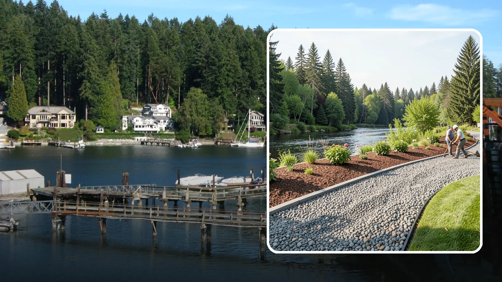 Crushed Rock Installation in Gig Harbor, Pierce County, WA - Angular, machine-crushed rock that locks together to form firm driveways, pads, and utility paths across the Sound.