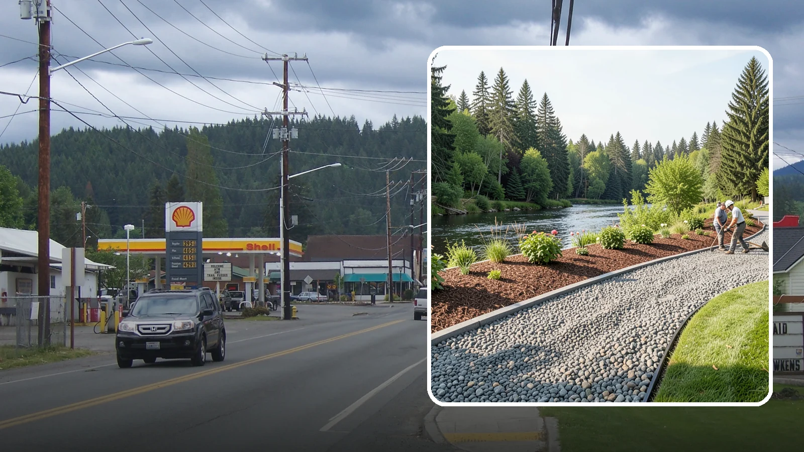 Crushed Rock Installation in Granite Falls, Snohomish County, WA - Angular, machine-crushed rock that locks together to form firm driveways, pads, and utility paths across the Sound.
