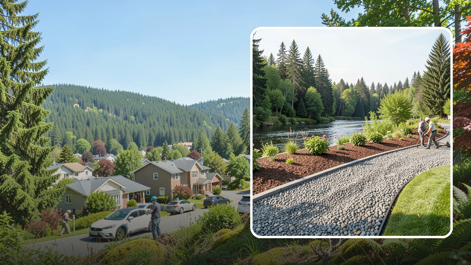Crushed Rock Installation in Index, Snohomish County, WA - Angular, machine-crushed rock that locks together to form firm driveways, pads, and utility paths across the Sound.
