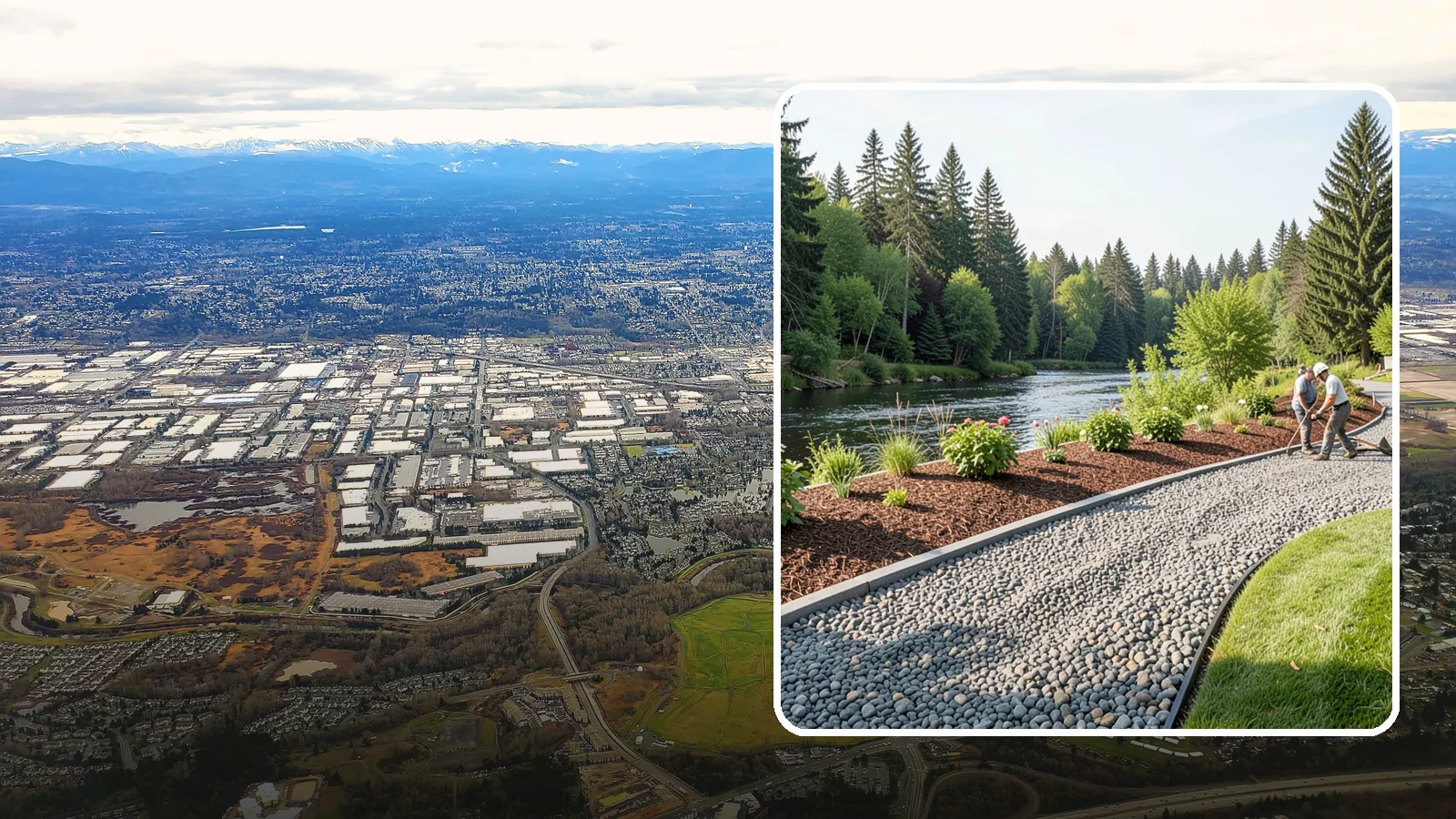 Crushed Rock Installation in Kent, King County, WA - Angular, machine-crushed rock that locks together to form firm driveways, pads, and utility paths across the Sound.