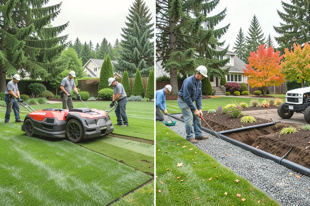 Crushed Rock Installation in La Conner, Skagit County, WA - Excavate and grade the area to the proper depth and slope