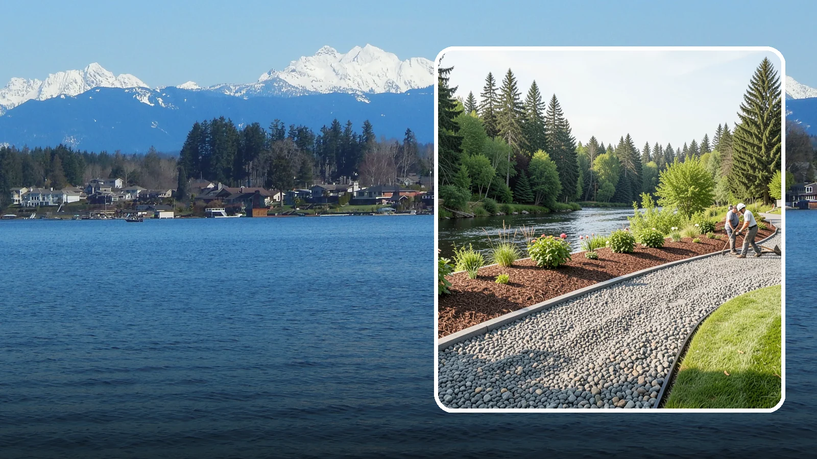 Crushed Rock Installation in Lake Stevens, Snohomish County, WA - Angular, machine-crushed rock that locks together to form firm driveways, pads, and utility paths across the Sound.