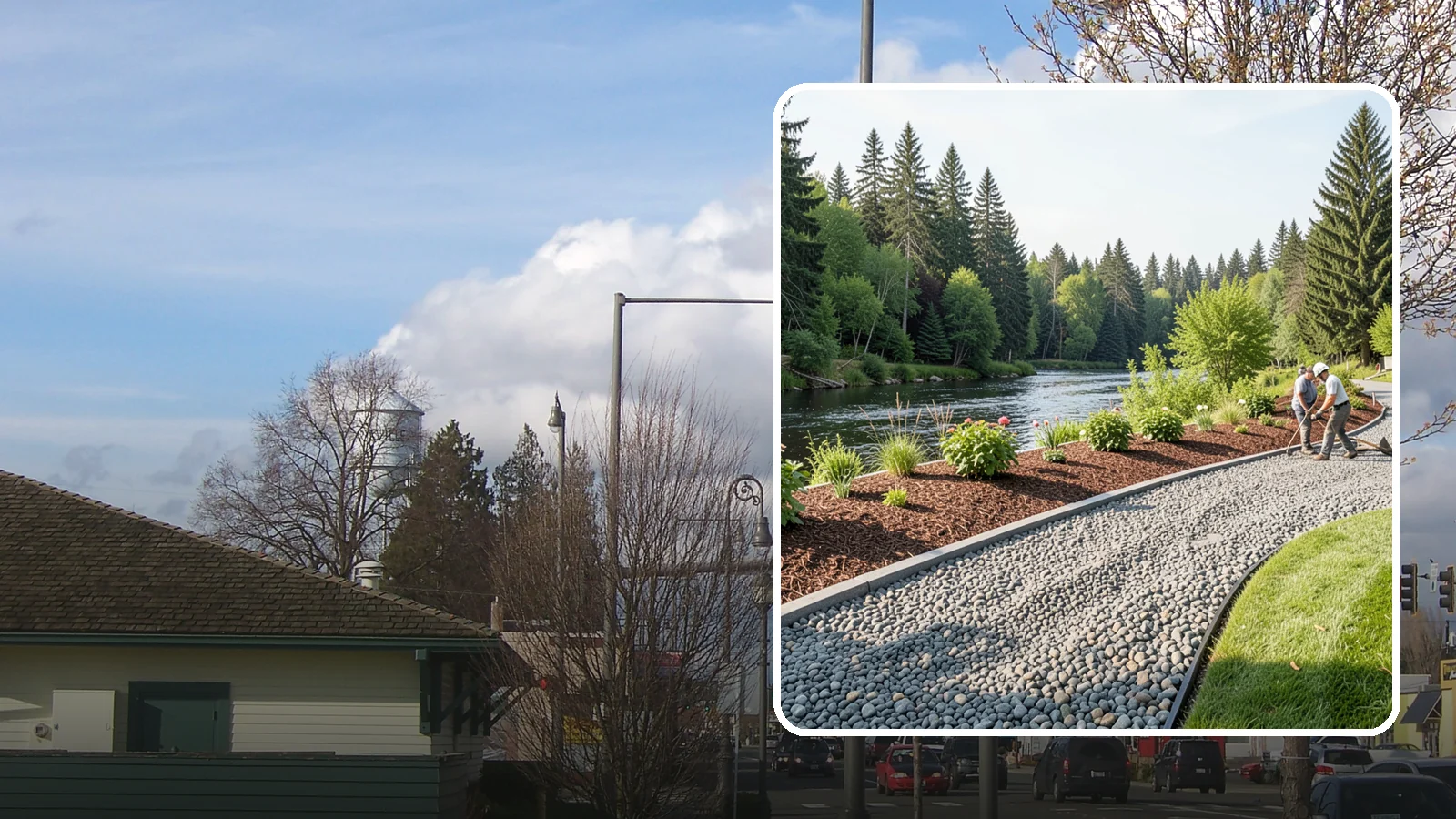 Crushed Rock Installation in Marysville, Snohomish County, WA - Angular, machine-crushed rock that locks together to form firm driveways, pads, and utility paths across the Sound.