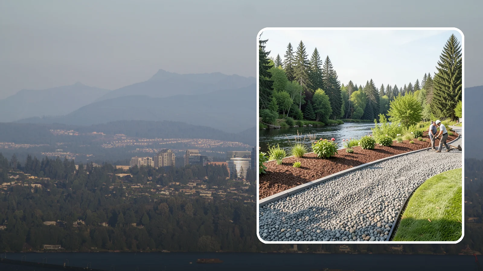 Crushed Rock Installation in Medina, King County, WA - Angular, machine-crushed rock that locks together to form firm driveways, pads, and utility paths across the Sound.