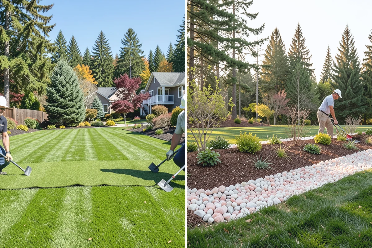 Crushed Rock Installation in Medina, King County, WA - Excavate and grade the area to the proper depth and slope