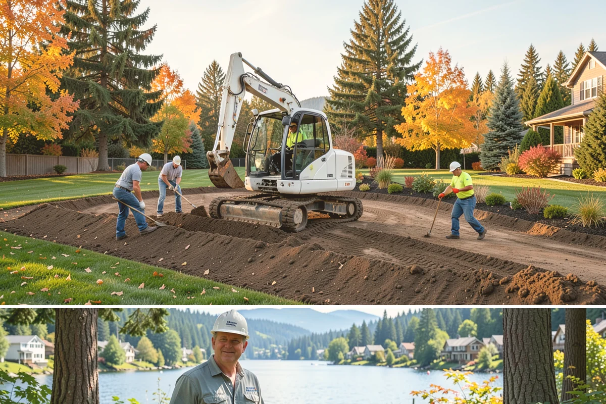 Crushed Rock Installation in Milton, King County, WA - Crushed rock can go down in any season, but a dry stretch from June through September gives the cleanest excavation and the...
