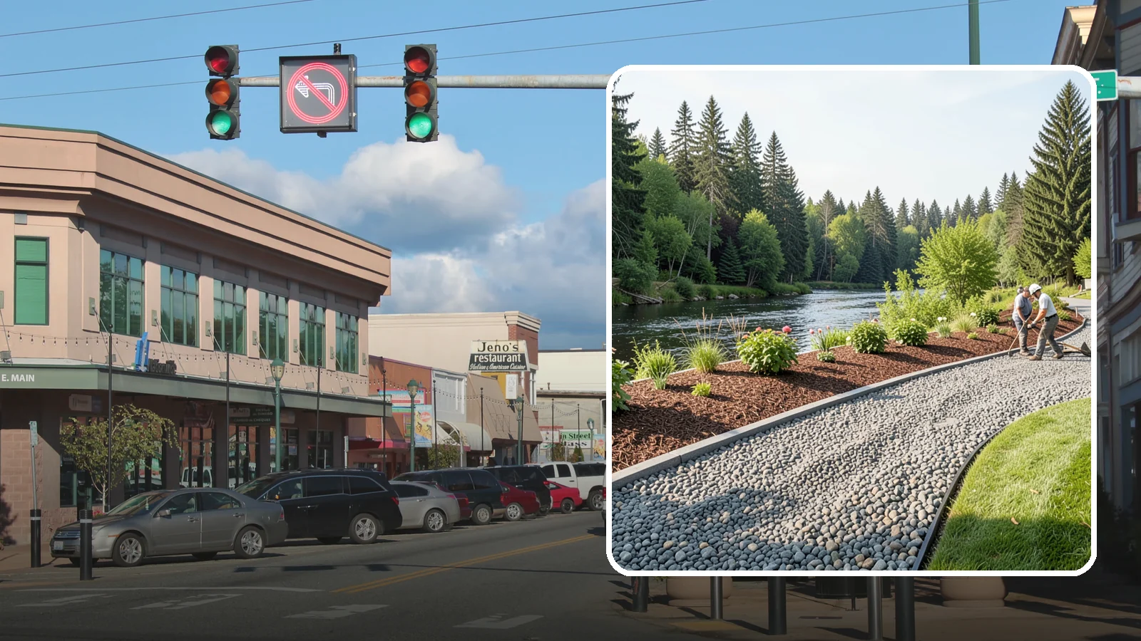 Crushed Rock Installation in Monroe, Snohomish County, WA - Angular, machine-crushed rock that locks together to form firm driveways, pads, and utility paths across the Sound.