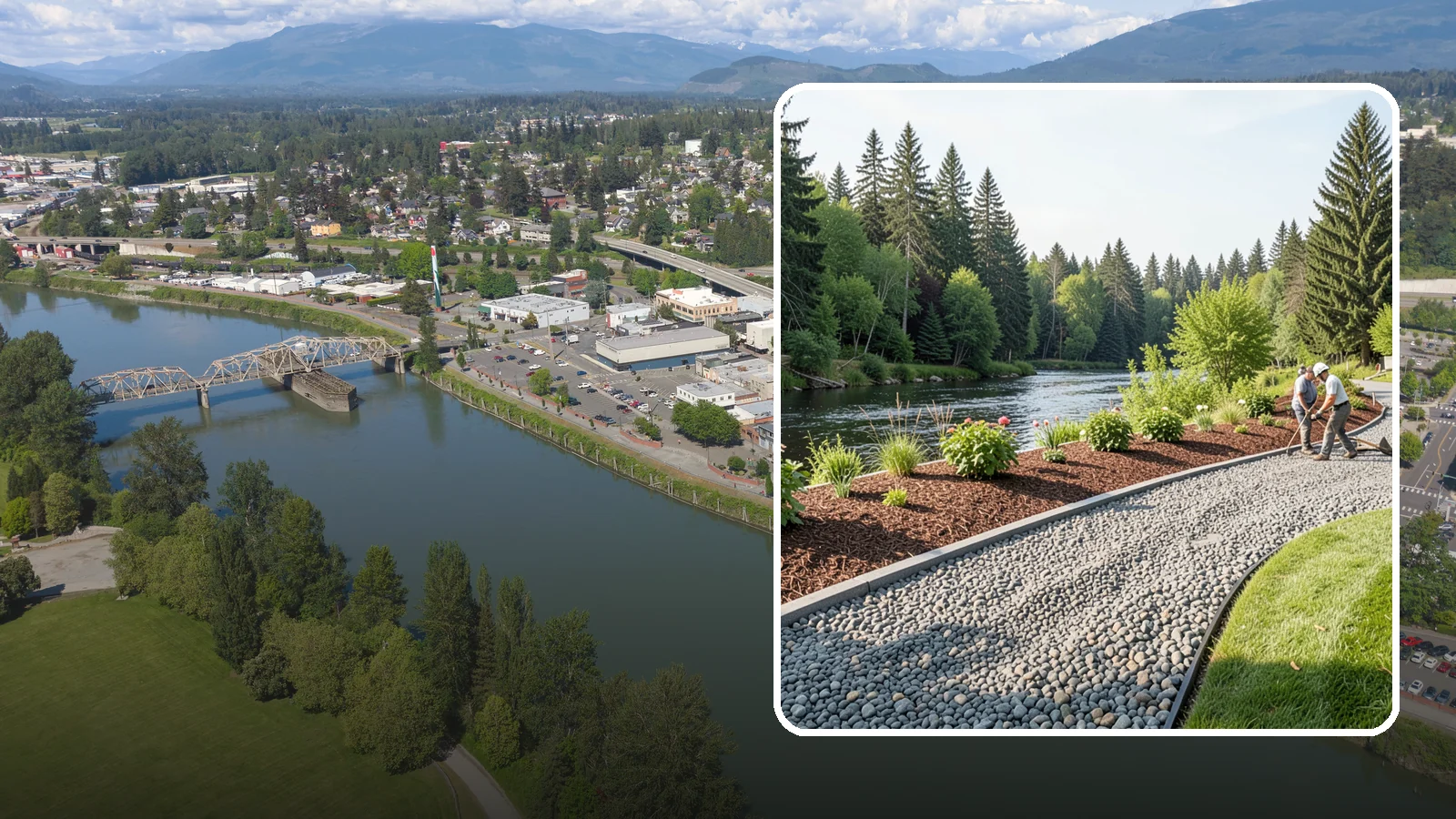 Crushed Rock Installation in Mount Vernon, Skagit County, WA - Angular, machine-crushed rock that locks together to form firm driveways, pads, and utility paths across the Sound.
