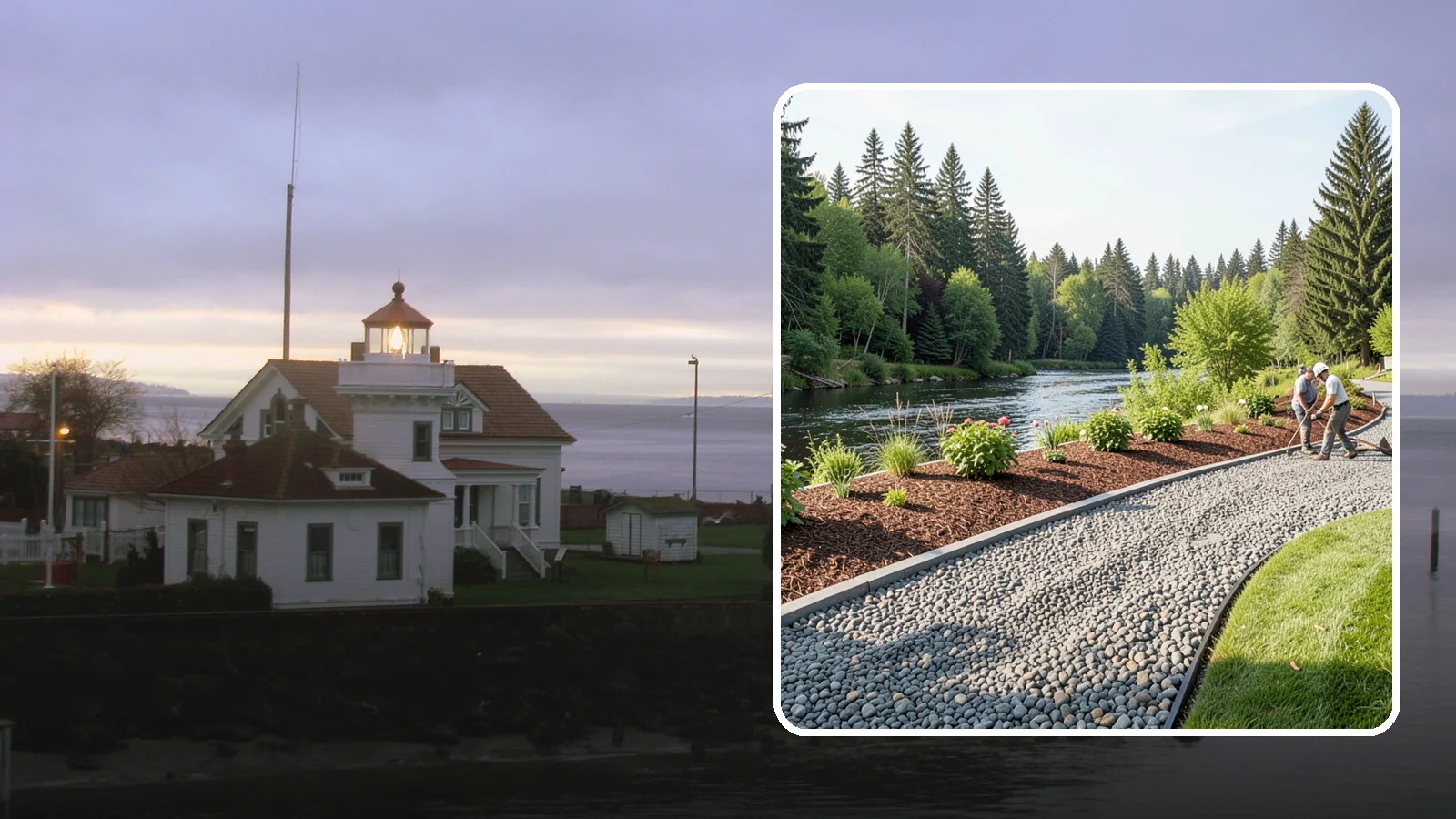 Crushed Rock Installation in Mukilteo, Snohomish County, WA - Angular, machine-crushed rock that locks together to form firm driveways, pads, and utility paths across the Sound.